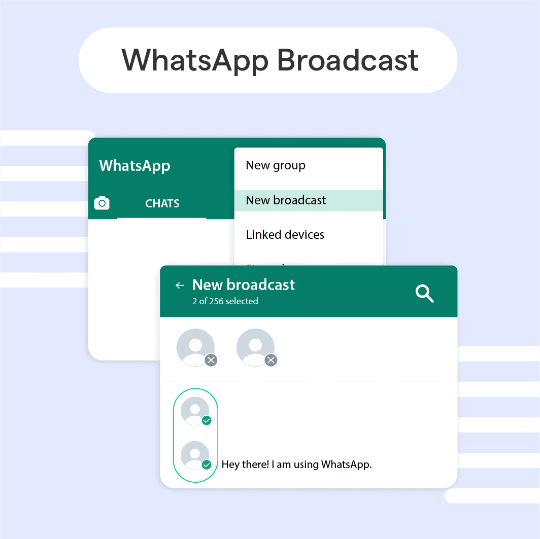 Broadcast – WhatsApp